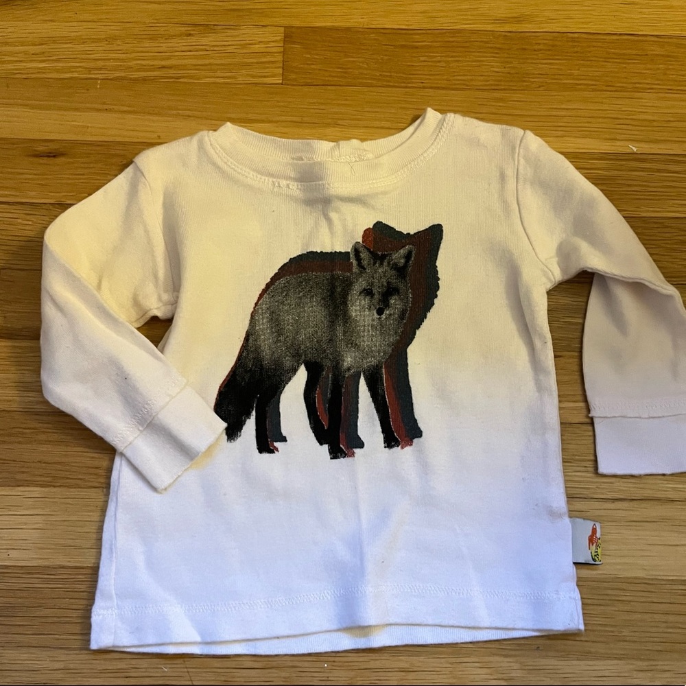Charlie Rocket Long Sleeve Wolf Tee Shirt